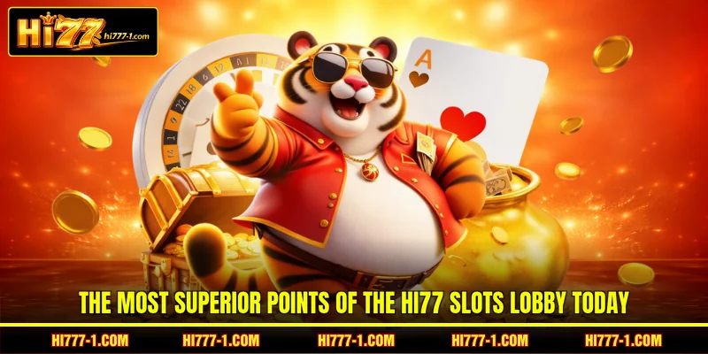 The most superior points of the HI77 Slots lobby today